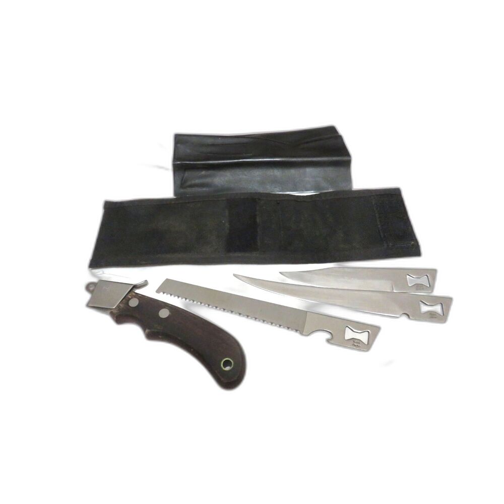 Kershaw Sportsman Blade Trader Model 1095 3 Blade Interchangeable Knife